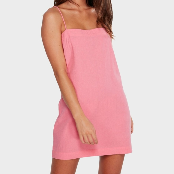 Billabong Sunset A-Line Cotton Mini Dress - Picture 6 of 16